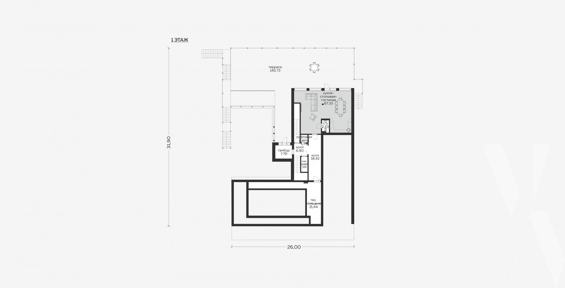 Планировка проекта дома №m-349 m-349_f (5).jpg